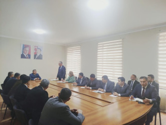 Goranboy Rayon İcra Hakimiyyəti başçısı yanında Fövqəladə Hallar Komissiyasının iclası keçirildi
