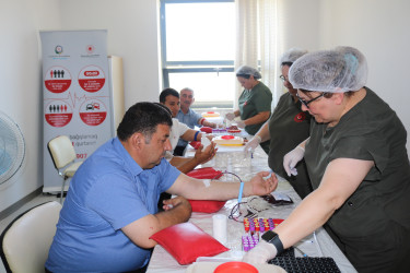 Goranboyda “Talassemiyasız həyat naminə” proqramı çərçivəsində qanvermə aksiyası keçirildi