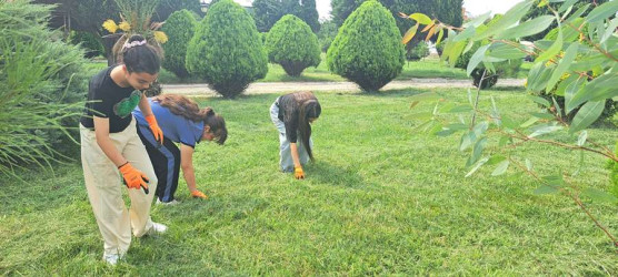 Goranboyda “Yaşıl dünya naminə həmrəylik ili” çərçivəsində “Rayonumuzu təmiz saxlayaq” adlı ekoloji aksiya keçirildi.