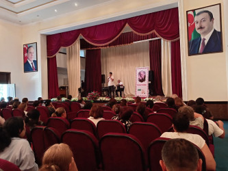 Goranboyda Xalq şairi Bəxtiyar Vahabzadənin 100 illiyi qeyd olundu