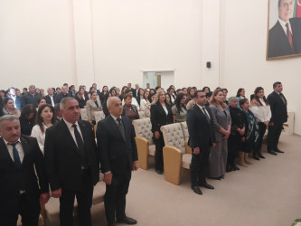 Goranboy rayonunda Ümummilli Lider Heydər Əliyevin anadan olmasının 103-cü ildönümü ilə bağlı tədbirlər davam etdirilir