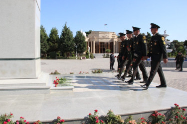 Goranboyda Azərbaycan Respublikasının Strateji Obyektlərin Mühafizəsi Dövlət Agentliyinin Regional idarəsinin əməkdaşlarının peşə bayramı günü qeyd edildi.