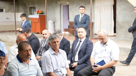 Goranboyda növbəti səyyar qəbul Erkeç kəndində keçirildi