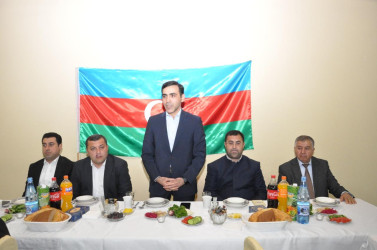 Milli Məclisin deputatı Anar Məmmədov tərəfindən Goranboyda iftar süfrəsi verildi.