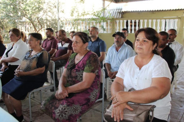 Goranboy rayonunun Cinli Zeynallı kəndində səyyar qəbul keçirildi.