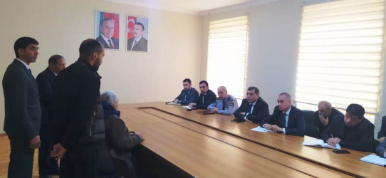 Goranboy rayon İcra Hakimiyyətində vətəndaşların müraciətləri dinlənildi