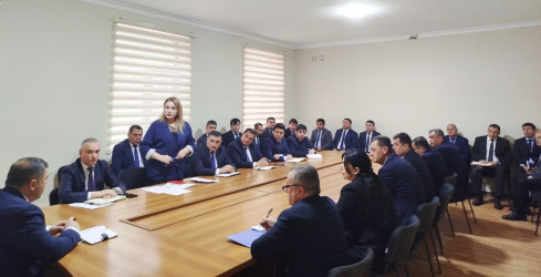 Goranboy rayon İcra Hakimiyyətində Aparat iclası keçirildi