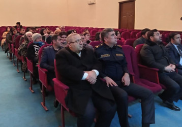 Goranboy şəhərində yeni inşa edilmiş çoxmənzilli yaşayış binalarının mənzillərinin  püşkatma yolu ilə bölgüsü aparıldı