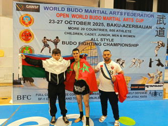 Goranboylu idmançı Budo döyüş növləri üzrə beynəlxalq çempionatın qalibi oldu