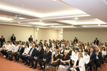 Goranboyda ali məktəblərə qəbul olan məzunlarla görüş keçirildi