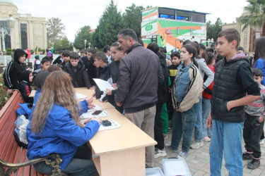 Goranboyda  “Səyyar Sağlam Həyat”  layihəsi çərçivəsində tədbir keçirildi.