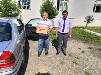 Goranboyda Qurban bayramı mübasibətilə  verilən bayram sovqatları 600 ailəni əhatə edir