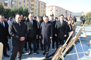 Goranboyda,  Xocalı  soyqırımı  faciəsinin  31-ci  ildönümü  ilə  bağlı, ümumrayon  tədbiri  keçirildi.