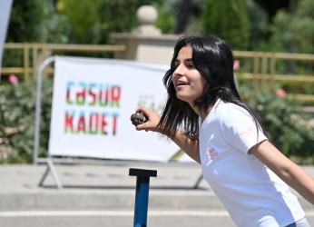Goranboy rayonunda 15 iyun - Milli Qurtuluş Gününə həsr olunmuş “Şahin” hərbi-idman oyunu çərçivəsində “Cəsur kadet” sınaq günləri “Gənclər paytaxtı” Goranboy rayonunda keçirildi