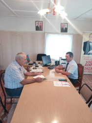 Goranboyda vətəndaş qəbulları davam edir