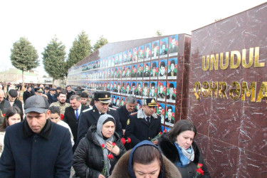 Goranboyda 20 yanvar faciəsinin 35-ci ildönümü ilə bağlı, anım tədbiri keçirildi