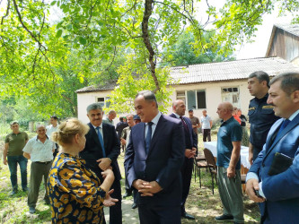 Goranboyda növbəti səyyar qəbul Rus Borisi kəndində keçirildi