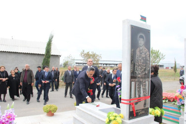 “27 sentyabr-Anım Günü”nün beşinci ildönümü ilə bağlı Dəliməmmədlidə  şəhidlərimizin məzarları ziyarət olundu