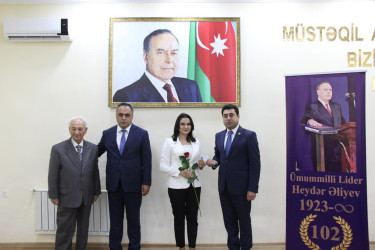 Goranboyda, “Konstitusiya və Suverenlik İli” tədbirləri çərçivəsində, “Ümummilli Lider Heydər Əliyev və müstəqil, suveren Azərbaycan” mövzusunda tədbir keçirildi