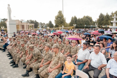 Qəhrəman Goranboylular 15 iyun-Milli Qurtuluş Gününü qeyd etdilər.