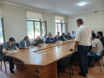 Goranboyda vətəndaş qəbulları davam edir