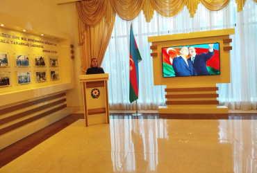 Goranboyda  “Konstitusiya və Suverenlik İli”  çərçivəsində ''Ulu Öndər Heydər Əliyev və Azərbaycan Səhiyyəsinin inkişafı" mövzusunda tədbir keçirildi