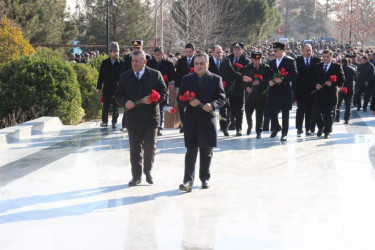 Goranboyda,  Xocalı  soyqırımı  faciəsinin  31-ci  ildönümü  ilə  bağlı, ümumrayon  tədbiri  keçirildi.