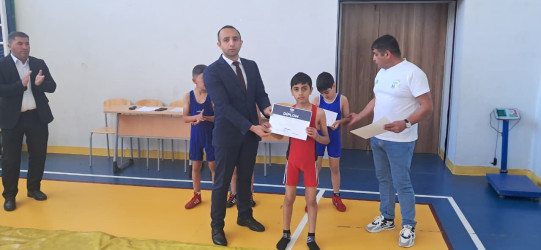 Goranboy rayonunda sərbəst güləş idman növü üzrə turnir keçirildi
