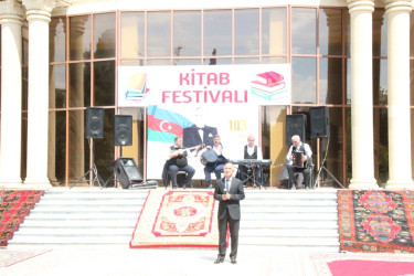 Goranboyda Ümummilli Lider Heydər Əliyevin 103-cü ildönümü ilə bağlı kitab festivalı keçirildi