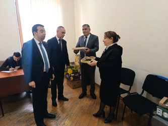 Goranboyda kümçülərə barama toxumu paylanıldı