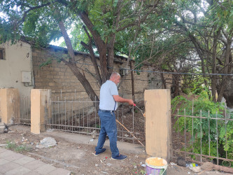 Goranboyda abadlıq və yenidənqurma işləri davam etdirilir