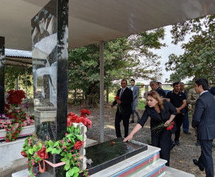 Bağçakürd  kəndindən Vətən Müharibəsi şəhidimiz Aqşin Quliyevin  ildönümündə məzarı ziyarət olundu.