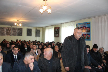 Goranboyda növbəti səyyar qəbul Boluslu kəndində keçirildi