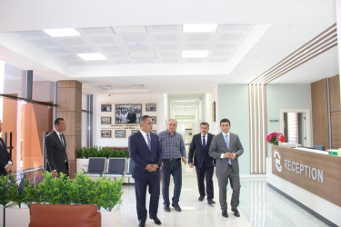 Goranboy şəhərində yeni inşa edilmiş Sağlamlıq Klinikası müasir tələblərə cavab verir
