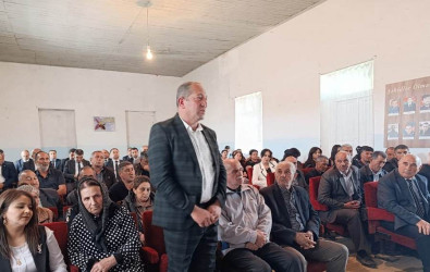 Goranboyda növbəti səyyar qəbul Zeyvə kəndində keçirildi
