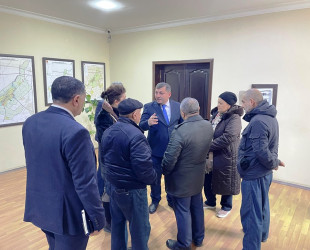 Goranboy rayon İcra Hakimiyyətində vətəndaşların müraciətləri dinlənildi