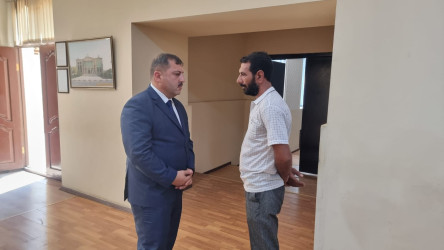 Goranboy rayon İcra Hakimiyyətində vətəndaşların müraciətləri dinlənildi