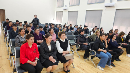 Goranboyda “Məişət zorakılığı ilə mübarizə" mövzusunda tədbir keçirildi.