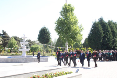 Goranboyda Ümummilli Lider Heydər Əliyevin 103-cü ildönümü ilə bağlı ümumrayon tədbir keçirildi