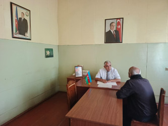 Goranboyda vətəndaş qəbulları davam edir