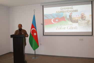 Goranboyda “Zəfərin qazanılmasında tibb işçilərinin qəhrəmanlığı” adlı konfrans keçirildi