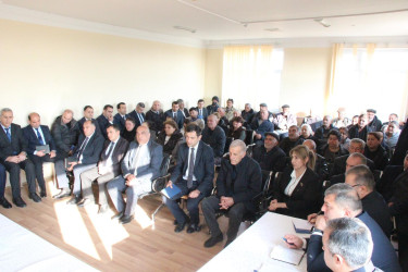 Alpout kəndində səyyar qəbul keçirildi