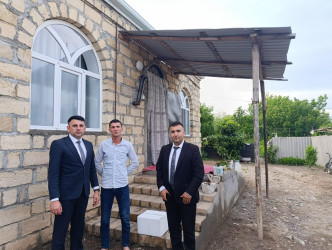 Goranboyda Qurban bayramı münasibəti ilə 500-dən çox ailə ziyarət olunaraq bayram sovqatları təqdim olundu