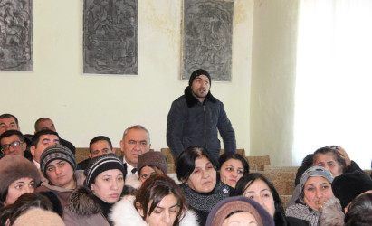 Goranboyda növbəti səyyar qəbul Boluslu kəndində keçirildi