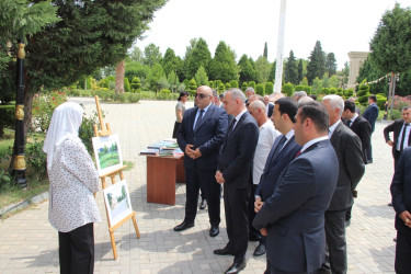 Goranboyda “Şəhərsalma və Memarlıq” ili çərçivəsində sərgi keçirildi