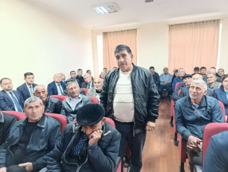 Goranboyda növbəti səyyar qəbul Səmədabad kəndində keçirildi