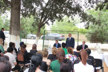 Goranboyda növbəti səyyar qəbul Qazanbulaq qəsəbəsində keçirildi