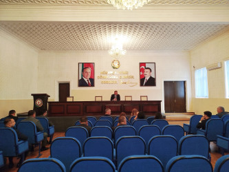 Goranboy rayon İcra Hakimiyyətində Aparat iclası keçirildi