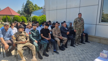 Goranboyda Silahlı Qüvvələr Günü ilə bağlı tədbir keçirildi.
