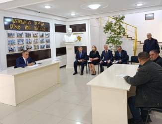 Goranboy rayon İcra Hakimiyyətində vətəndaşlar qəbul edildi, müraciətləri dinlənildi